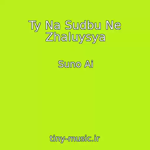 کاور آهنگ Ty Na Sudbu Ne Zhaluysya از Suno Ai
