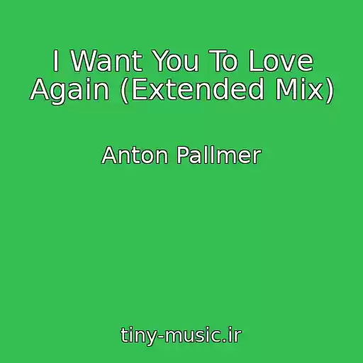 کاور آهنگ I Want You To Love Again (Extended Mix) از Anton Pallmer