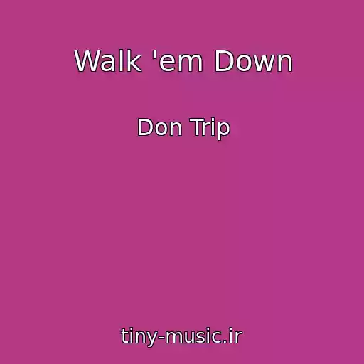کاور آهنگ Walk 'em Down از Don Trip