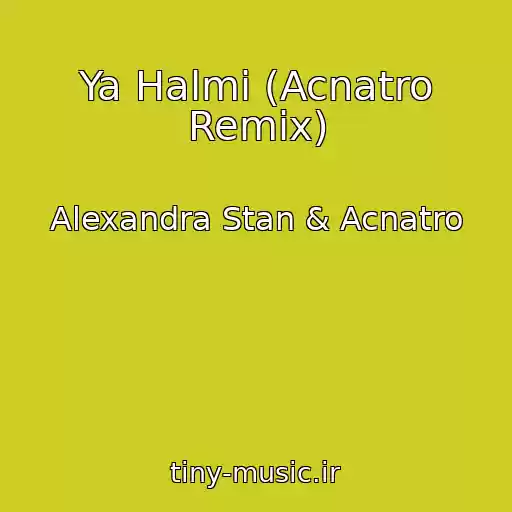 کاور آهنگ Ya Halmi (Acnatro Remix) از Alexandra Stan & Acnatro