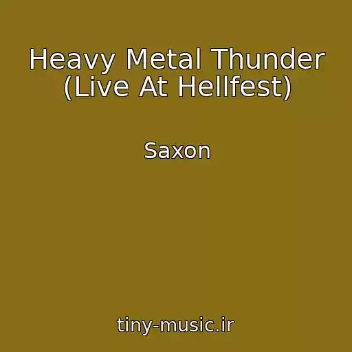 کاور آهنگ Heavy Metal Thunder (Live At Hellfest) از Saxon