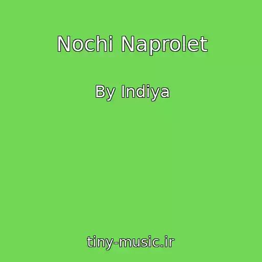 کاور آهنگ Nochi Naprolet از By Indiya