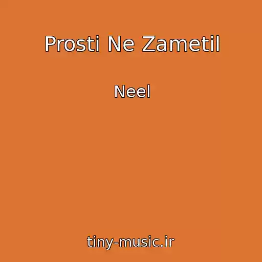 کاور آهنگ Prosti Ne Zametil از Neel