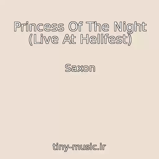 کاور آهنگ Princess Of The Night (Live At Hellfest) از Saxon