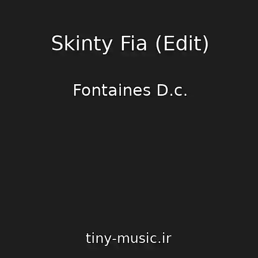 کاور آهنگ Skinty Fia (Edit) از Fontaines D.c.