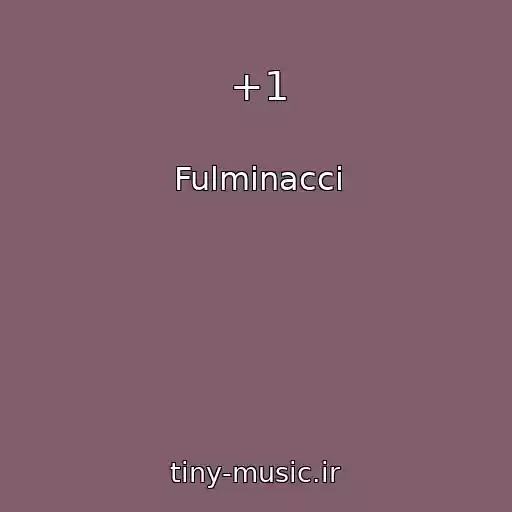 کاور آهنگ +1 از Fulminacci