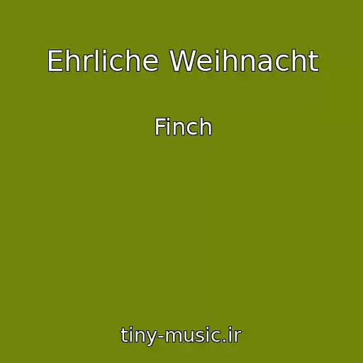کاور آهنگ Ehrliche Weihnacht از Finch