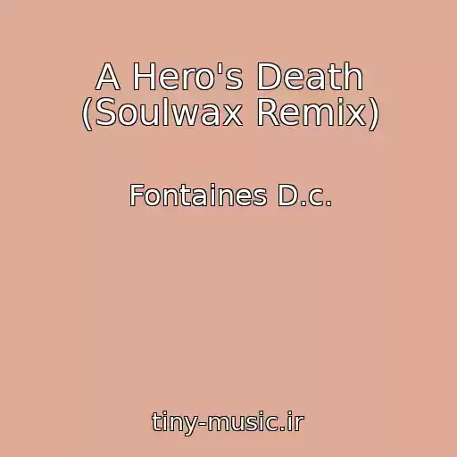 کاور آهنگ A Hero's Death (Soulwax Remix) از Fontaines D.c.