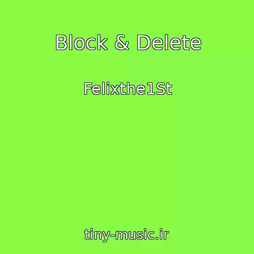 کاور آهنگ Block & Delete از Felixthe1St