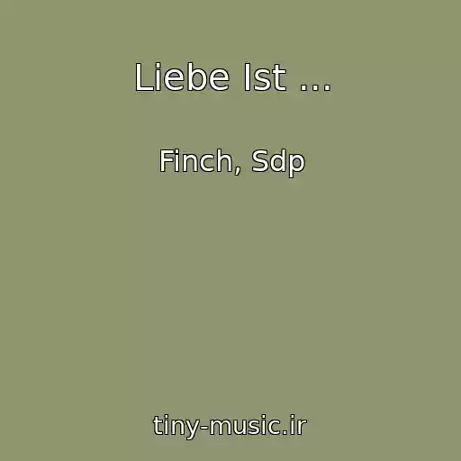 کاور آهنگ Liebe Ist ... از Finch, Sdp