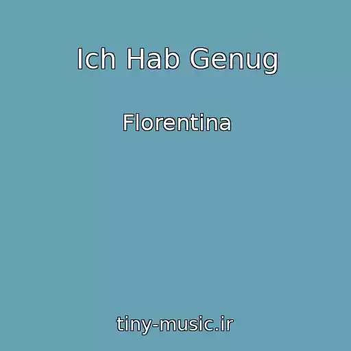 کاور آهنگ Ich Hab Genug از Florentina