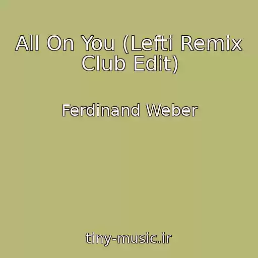 کاور آهنگ All On You (Lefti Remix Club Edit) از Ferdinand Weber