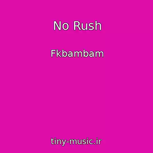 کاور آهنگ No Rush از Fkbambam