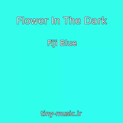 کاور آهنگ Flower In The Dark از Fiji Blue