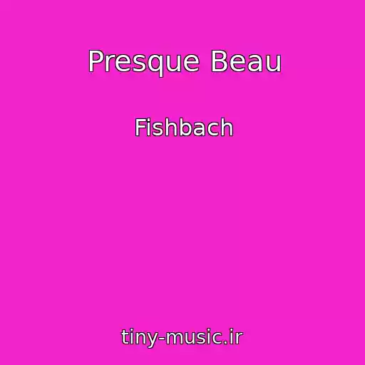 کاور آهنگ Presque Beau از Fishbach