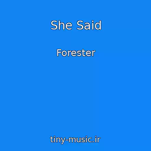 کاور آهنگ She Said از Forester