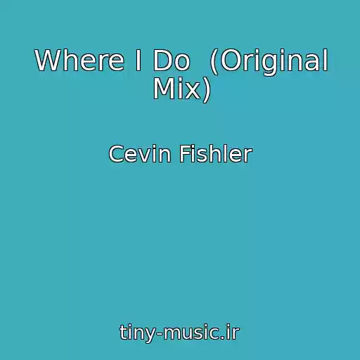 کاور آهنگ Where I Do  (Original Mix) از Cevin Fishler