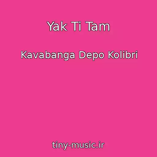 کاور آهنگ Yak Ti Tam از Kavabanga Depo Kolibri