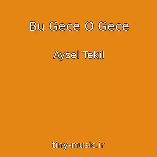 کاور آهنگ Bu Gece O Gece از Aysel Tekil
