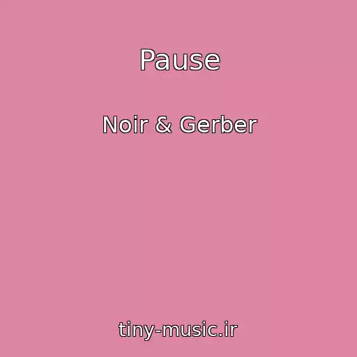 کاور آهنگ Pause از Noir & Gerber
