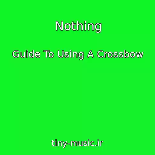 کاور آهنگ Nothing از Guide To Using A Crossbow