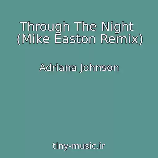کاور آهنگ Through The Night  (Mike Easton Remix) از Adriana Johnson