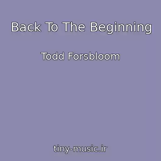 کاور آهنگ Back To The Beginning از Todd Forsbloom