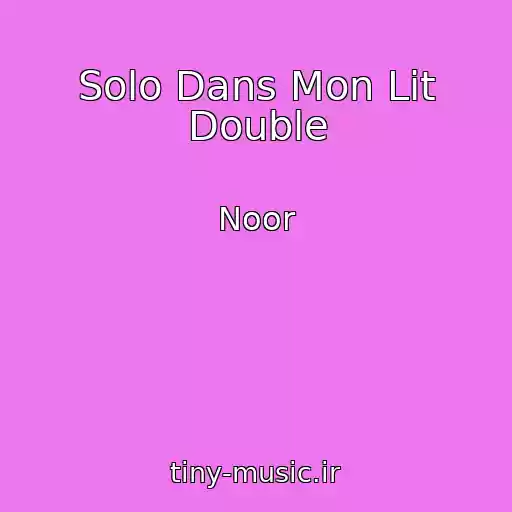 کاور آهنگ Solo Dans Mon Lit Double از Noor