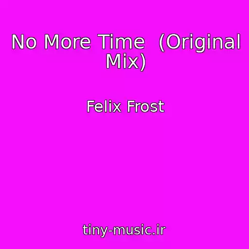 کاور آهنگ No More Time  (Original Mix) از Felix Frost
