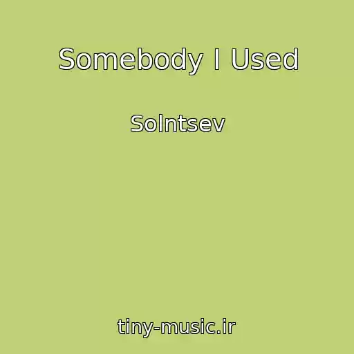 کاور آهنگ Somebody I Used از Solntsev