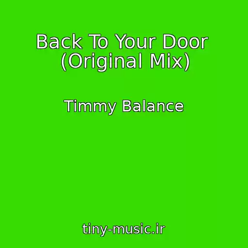 کاور آهنگ Back To Your Door  (Original Mix) از Timmy Balance