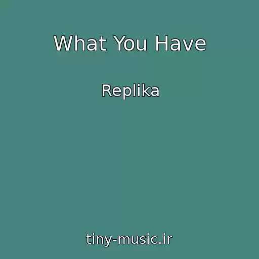 کاور آهنگ What You Have از Replika