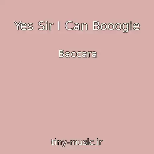 کاور آهنگ Yes Sir I Can Booogie از Baccara
