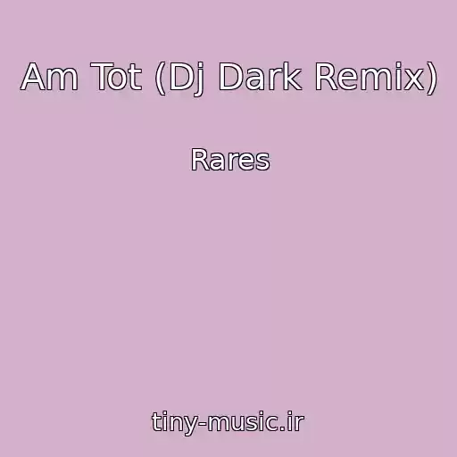 کاور آهنگ Am Tot (Dj Dark Remix) از Rares