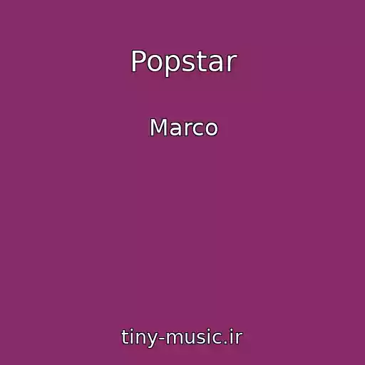 کاور آهنگ Popstar از Marco