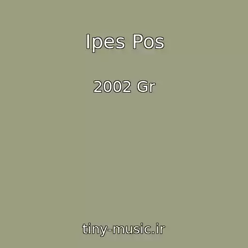 کاور آهنگ Ipes Pos از 2002 Gr