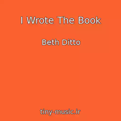 کاور آهنگ I Wrote The Book از Beth Ditto