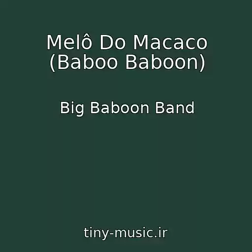 کاور آهنگ Melô Do Macaco (Baboo Baboon) از Big Baboon Band