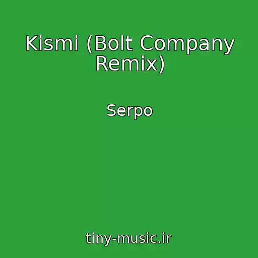 کاور آهنگ Kismi (Bolt Company Remix) از Serpo