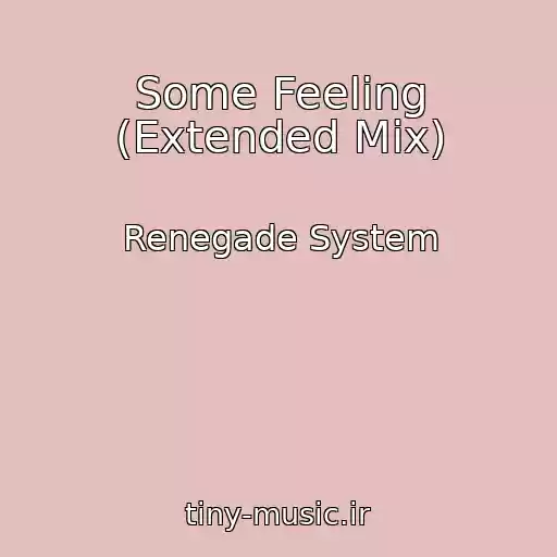 کاور آهنگ Some Feeling (Extended Mix) از Renegade System