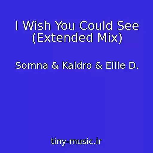 کاور آهنگ I Wish You Could See (Extended Mix) از Somna & Kaidro & Ellie D.