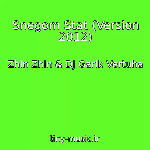 کاور آهنگ Snegom Stat (Version 2012) از Zhin Zhin & Dj Garik Vertuha