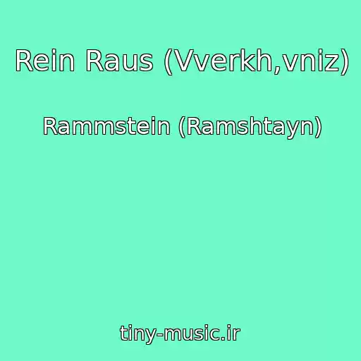 کاور آهنگ Rein Raus (Vverkh,vniz) از Rammstein (Ramshtayn)