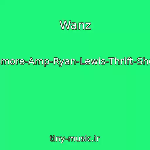 کاور آهنگ Wanz از Macklemore-Amp-Ryan-Lewis-Thrift-Shop-Feat