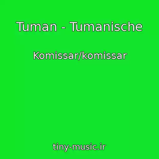 کاور آهنگ Tuman - Tumanische از Komissar/komissar