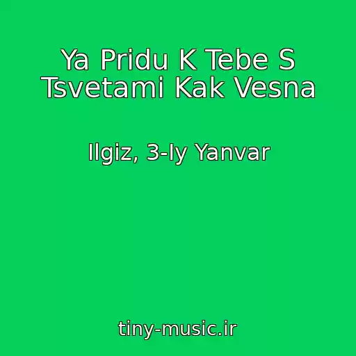 کاور آهنگ Ya Pridu K Tebe S Tsvetami Kak Vesna از Ilgiz, 3-Iy Yanvar