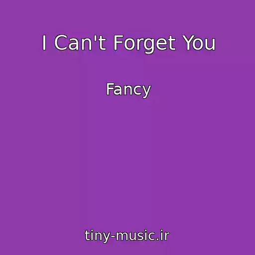 کاور آهنگ I Can't Forget You از Fancy