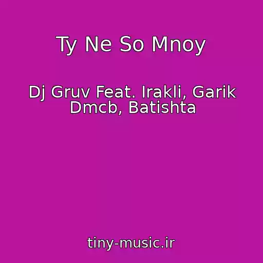 کاور آهنگ Ty Ne So Mnoy از Dj Gruv Feat. Irakli, Garik Dmcb, Batishta