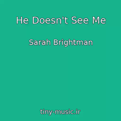 کاور آهنگ He Doesn't See Me از Sarah Brightman