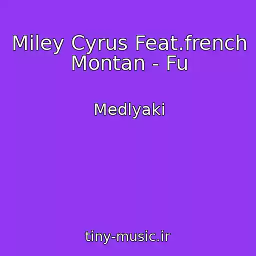 کاور آهنگ Miley Cyrus Feat.french Montan - Fu از Medlyaki